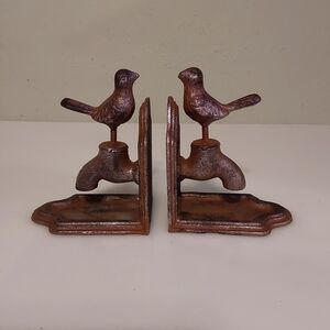 6x5 Inch Cast Iron Bird Bookends (44)